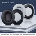 thumbnail image 3 of Écouteur Doux Oreillettes Casque Rond Coussins Bruit Muffs Remplacement pour la Réduction en Direct Muffs Casque Mise à Niveau Accessoires Modifiés Pièce de Rechange Noir, 3 of 7