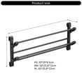 thumbnail image 3 of Elegant Wall Mounted Shoe Rack 2 Tiers Folding Designs Portable for Entryways and Bathrooms Without Drilling Needed, 3 of 8