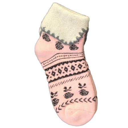 - Lovely Annie Women's 2 Pairs Angora lambs Wool Thick Socks Diamond Size 7-9 (Pink)