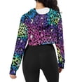 thumbnail image 4 of Suhoaziia Colorful Leopard Print Hoodies for Women Pullover Preppy Lightweight Activewear Size M Soft Long Sleeve Daily Wear Y2K Running Gym Outfit Outdoor Spring Tracksuit, 4 of 6