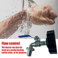 thumbnail image 3 of relayinert Ton Stainless Steel Tap Spigot Valve Precision Universal Spigot Pools Faucet Fitting Adapter Assembly Garden, 3 of 6