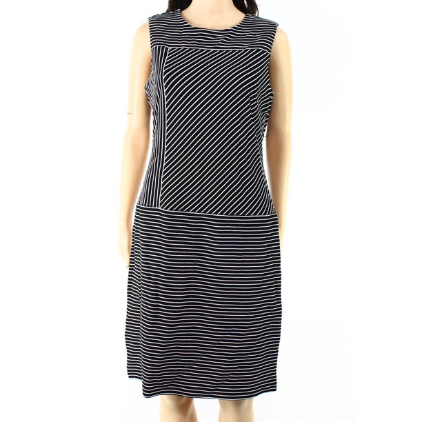 black and white tommy hilfiger dress