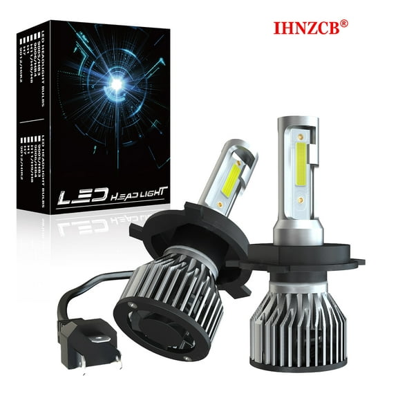 IHNZCB 9003 / H4  LED Headlight Bulbs Conversion Kit High Low Beam Super Bright 6000K White