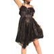 thumbnail image 5 of Vestido De Mujer Sling Correa De Espagueti CordóN Encaje Patchwork Irregular Verano Midi Vestido XBTCLXEBCO Negro;S, 5 of 5