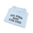 thumbnail image 4 of Scuba Diver Wife Husband Wedding Hoodie, Gifts, Hooded Sweatshirt, 4 of 4