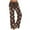 Brown, variant on Ruimatai Women's Casual Loose Fit Straight Leg Pants with Tie Waist, Soft Polyester Comfortable Fashion Trousers for Daily Wear