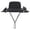 Black, variant on Long Battery Life Solar Fan Hat, Large Brim Sun Protection Cap with Powerful Double Fans, Lightweight Breathable Design for Outdoor Adventures