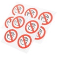 thumbnail image 2 of Shisuyan 10pcs Do Not Touch Sticker Do Not Use Hand Signs Self Adhesive Decal No Touch Sign, 2 of 8