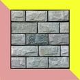 thumbnail image 5 of OULII 5 Pcs Brick Wall Removable Wallpaper Waterproof Plastic Living Room Decor for Home, 5 of 5