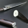 thumbnail image 5 of Kitchen Knife 8-inch High Carbon Steel Japanese Chef Knife Hand-Hammered Non Stick Blade Sharp Butcher Knife Cooking Tool, 5 of 5