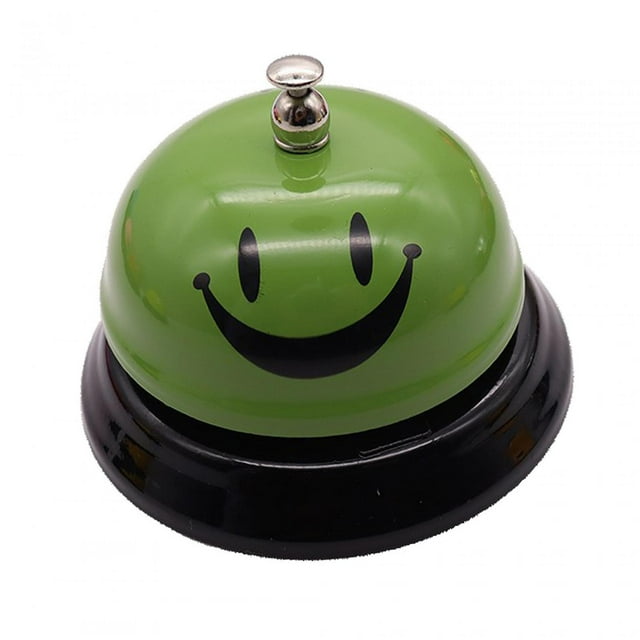 tamizeot Desk Bell Pet Dog Training Bells Desktop Bells Call for Hotel Counter Kitchen Red Green 85x60mm