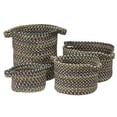 thumbnail image 2 of AF44ABSKTSET American Farmhouse Vintage 4-Piece Basket Set - Brown Basket, 65% Polypropylene/35% Nylon - Round., 2 of 5