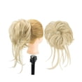 thumbnail image 1 of Chignon en Désordre Pièce Chouchou Long Extension Queue de Cheval Ondulée Postiches Chignon Bandeau, 1 of 2