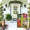 thumbnail image 5 of Easter Religious Garden Flag Flower Cross, Home Decorative Faith House Yard Flag, Floral Garden Yard Decorations, Butterfly Daisies Seasonal Outdoor Flag 12 x 18, 5 of 6