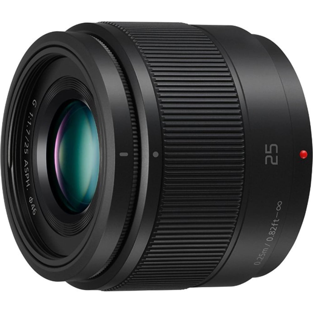 Panasonic LUMIX G H-H025K Camera Lens - 25mm F1.7 for Micro