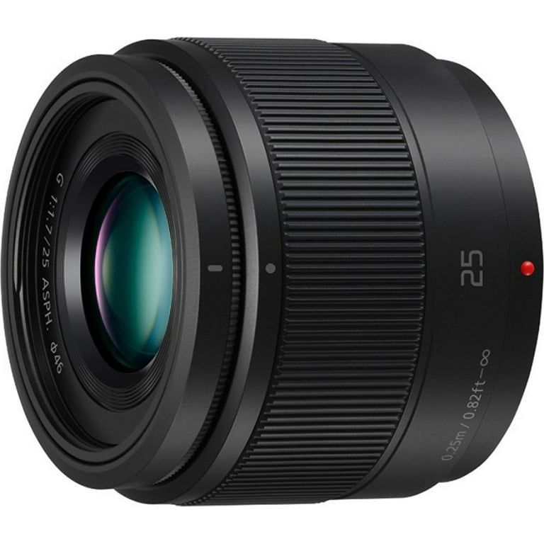 Panasonic LUMIX G H-H025K Camera Lens - 25mm F1.7 for Micro