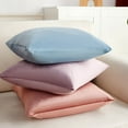 thumbnail image 4 of Nvzi 2 fundas de almohada de terciopelo para sofá sencillas con estampado verde, fundas de almohada coloridas que iluminan el paisaje de tu dormitorio, 15,75 x 15,75 pulgadas (módena), 4 of 5