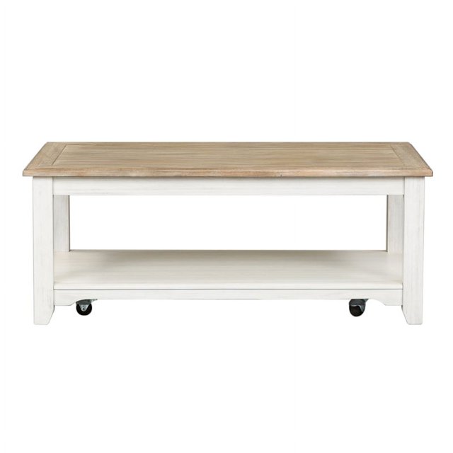 Summerville Ensemble Blanc 3 Pcs (1-Cocktail 2-Tables d'Appoint)