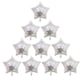 thumbnail image 1 of 10 Uds de papel de aluminio estrella boda de cumpleaños Plata, 1 of 7