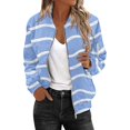 thumbnail image 3 of Bovemsi Bomber Jackets for Women Jacket 2025 Causal Zip Up Coats Long Sleeve Stand Collar Fall Lightweight Outerwear Tops Light Jackets, 3 of 6