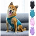 thumbnail image 2 of Traje de recuperación para perros y gatos, camisa profesional para recuperación de cachorros, vendajes para heridas abdominales, previene lamer, 2 of 4