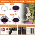 thumbnail image 5 of CITYLE Trampoline 1500LBS 12 14 15 16 FT Trampoline for Kids and Adults with Lights, 16FT Trampoline with Enclosure Net, Basketball Hoop, Wind Stakes, Heavy Duty Trampolines Outdoor, 5 of 8