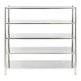thumbnail image 4 of Griptix 5 Tier Heavy Duty Stainless Steel Shelving Adjustable Storage Shelf 70 16 6 70in, 4 of 7