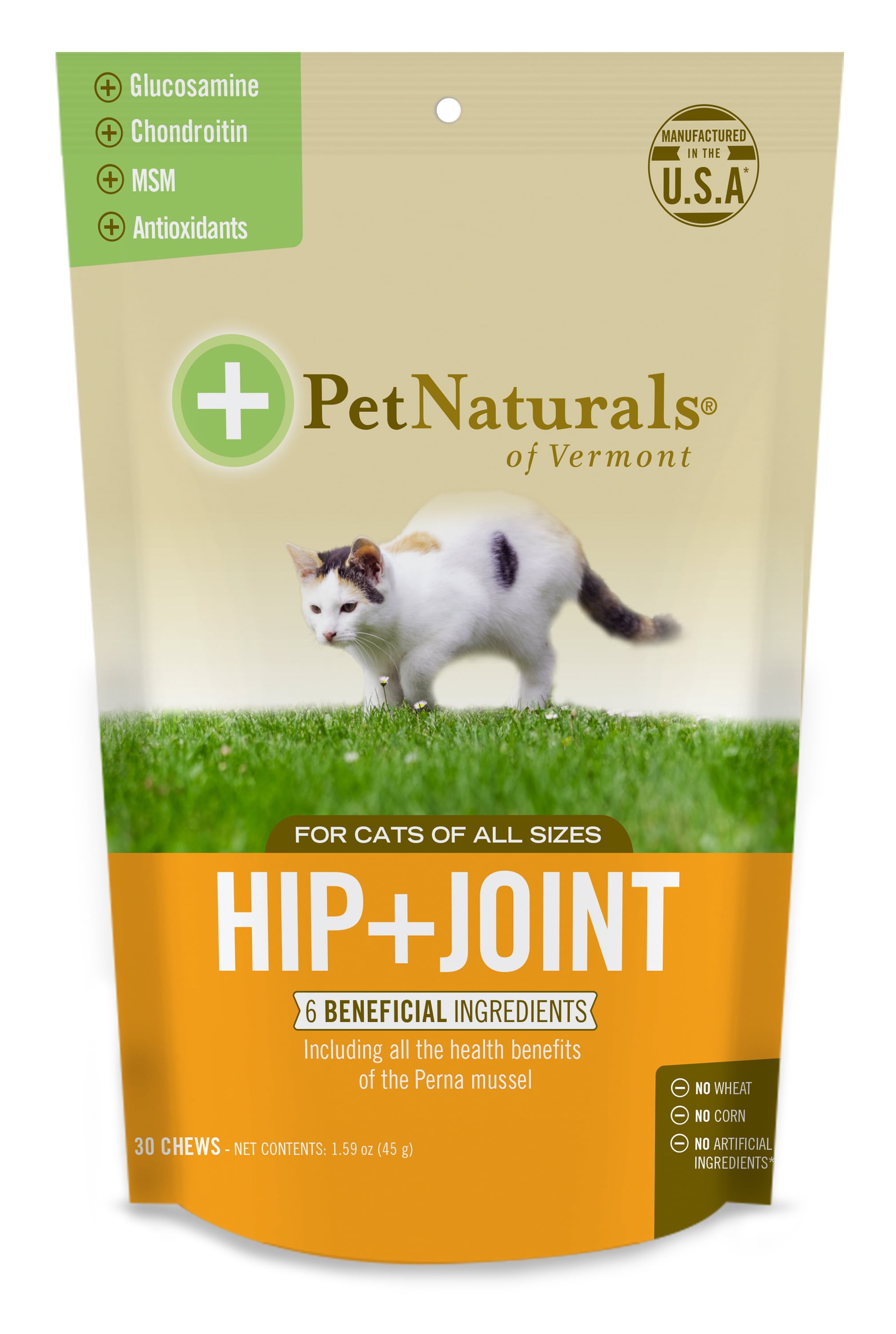 Pet Naturals of Vermont Hip + Joint for Cats, Daily Hip and Joint