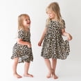 thumbnail image 3 of Vestido Posh Peanut Lana Leopard Tan para niñas de 2 años, 3 of 6