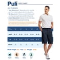 thumbnail image 7 of PULI Mens Golf Hiking Shorts Lightweight Casual Dress 12" Inseam Work Stretch Travel Hybrid Quick Drying with Pockets, 7 of 7
