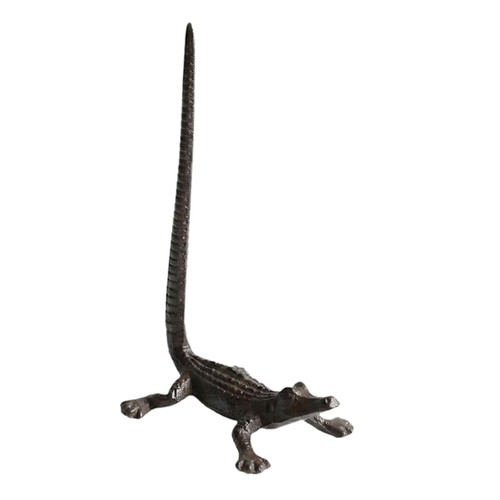 Fiocias Alligator Paper Towel Holder Stand Bathroom Kitchen Use Practical Decorative