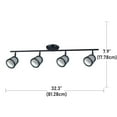 thumbnail image 2 of Beldi 1088-TR4 - Baltimore Collection 4 Light Lighting Track, 32.3 '' X 7.9 '', Black, 2 of 4