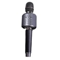 thumbnail image 3 of Methold Micrófono inalámbrico para teléfono inteligente, compatible con Bluetooth, recargable, KTV, Karaokes, micrófono de repuesto de cuero, para Cables de audio/vídeo Gris-plata, 3 of 6
