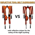 thumbnail image 5 of AISENIN Carpenter Tool Belt Suspenders, Heavy Duty Tool Belt Suspenders Reflective Safety Suspenders, 5 of 6