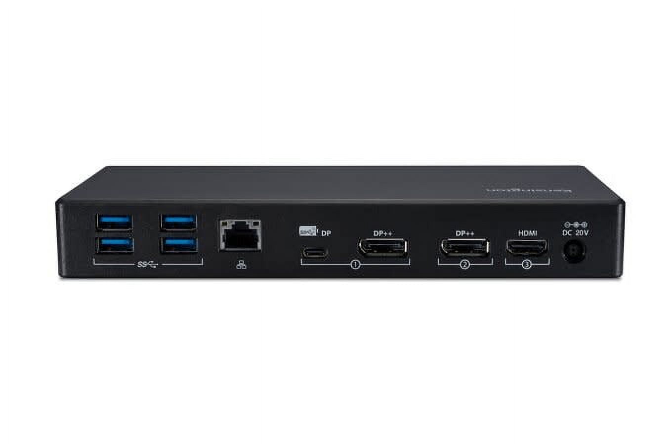Kensington SD4855P Docking Station - for Notebook, Monitor - 100 W - USB Type C - 4K - 6 x USB Ports - 5 x USB Type-A Ports - USB Type-A - USB Type-C - Network (RJ-45) - HDMI - 2 x DisplayPorts - D...