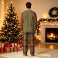 thumbnail image 5 of Lvotionpl 2026 Matching Family Christmas Pjs, Matching Christmas Pajamas Long Sleeve Top & Pants Set Matching Holiday Family Pajama Xmas Sets, 5 of 5