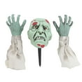 thumbnail image 1 of Halloween Scary Props, Zombie Face Arm Stakes Lifelike Vivid  For Themed Parties, 1 of 8