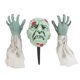 thumbnail image 3 of Estacas de brazo para cara de zombi, estacas de zombis verdes realistas y vívidas, accesorios de miedo para Halloween, decoraciones de Halloween, 3 of 8