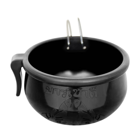 Comedero para pájaros, comedero para aves de pelea, plato colgante de goma, taza para gallinero, taza de agua para pollos. 10cmx7cm