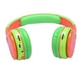 thumbnail image 6 of Contixo Kids Bluetooth Headphones, Wireless & Wired, Built-In Mic, Foldable, Adjustable Headband, iPhone, iPad, Android & Gaming Devices - Green/Orange, 6 of 7