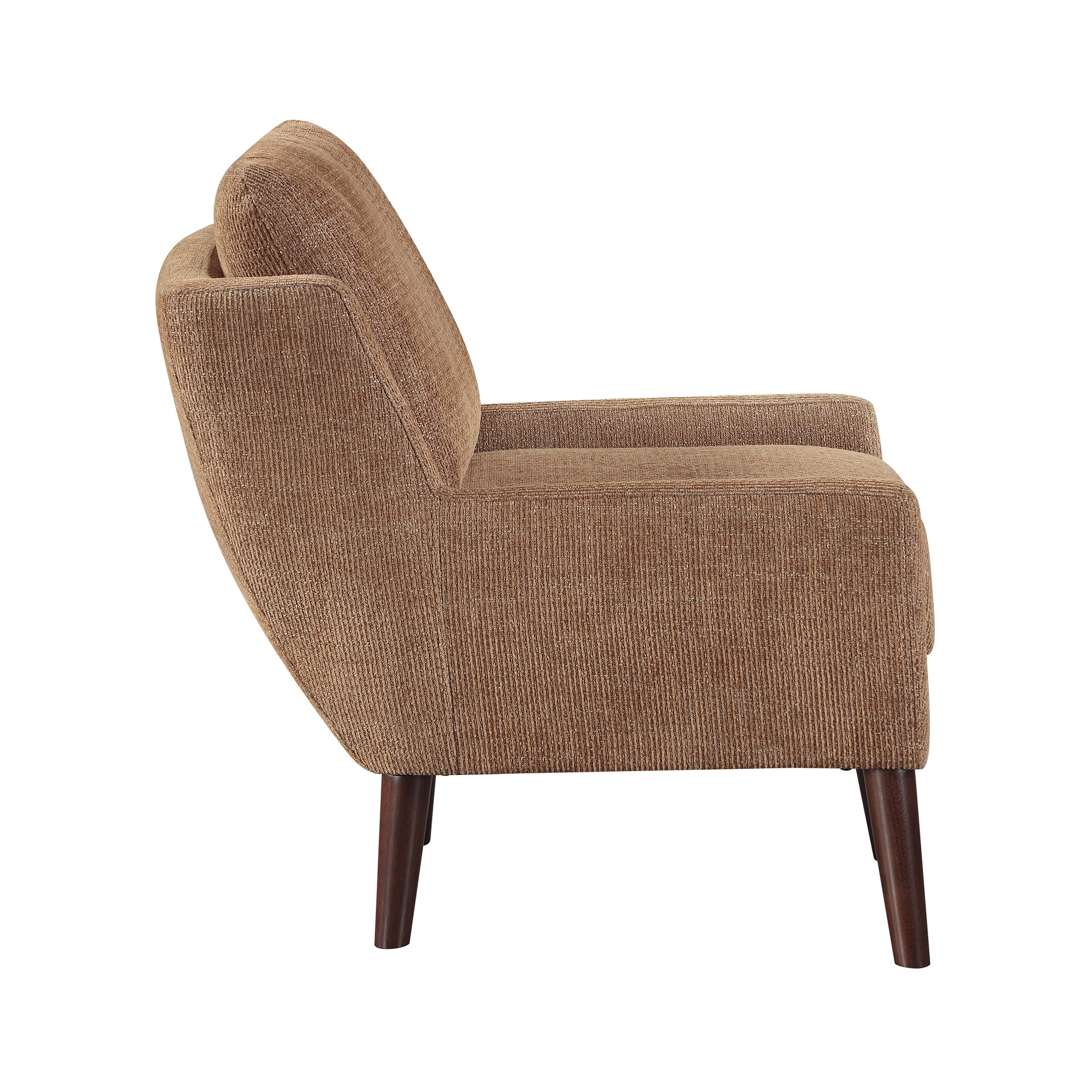 OakvillePark Silverquartz Chenille Accent Chair, Orange