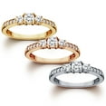 thumbnail image 1 of G/SI .60Ct Natural Diamond 3 Stone Ring Engagement In White Yellow Or Rose Gold, 1 of 2