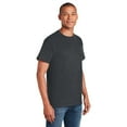 thumbnail image 5 of Gildan Ultra Cotton T-Shirt for Men, Short Sleeve Crewneck Tee, 100% Cotton, Dark Heather, L, 5 of 6