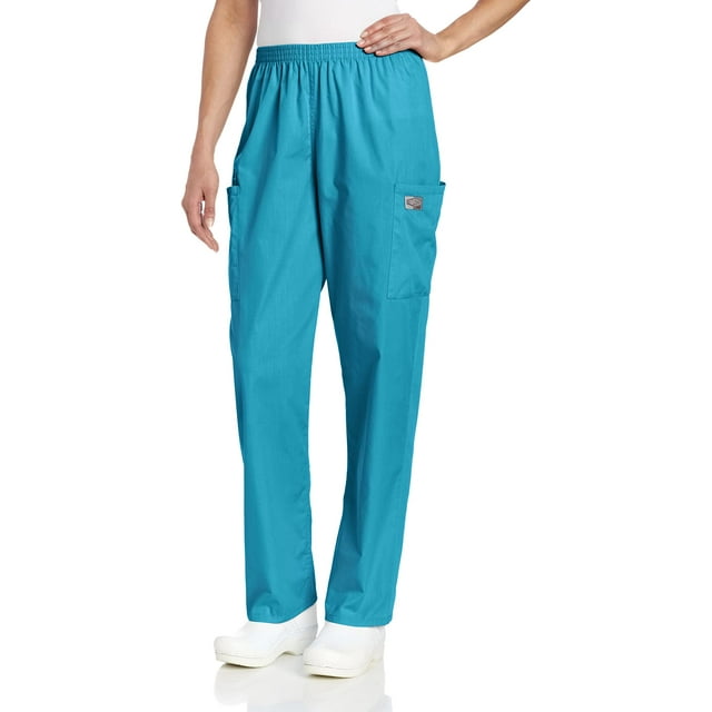 Landau Pantalon Cargo Classique à Taille Élastique 3 Poches pour Femmes 83221