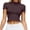 50Purple312, variant on WERYOUNG Seamless Yoga Short Sleeve T Shirts For Women With Front Zipper Lightweight Breathable Running Gym Tees Versatile Tops L