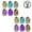 Metallic Multi, variant on Brite Star 6 Count Metallic Easter Eggs, Multi (Set of 2)
