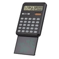 thumbnail image 1 of Calculator Push-pull 4 Inch LCD Writing Tablet Digital Drawing Pad 12 Digits Display with Stylus Pen Erase Button Lock Function(Black), 1 of 8