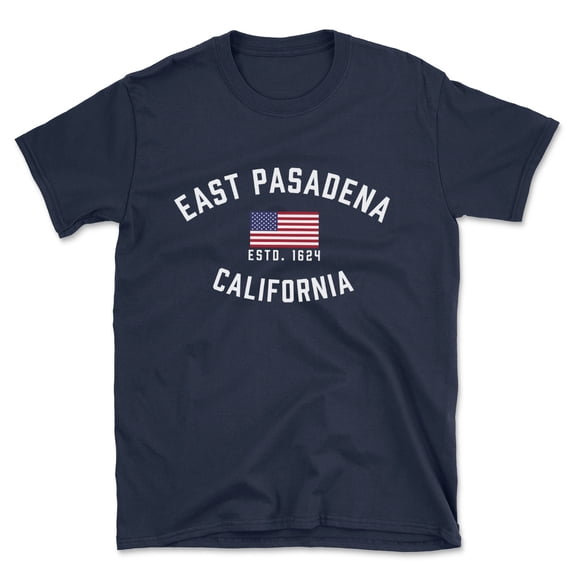 East Pasadena California Patriot Men's Cotton T-Shirt