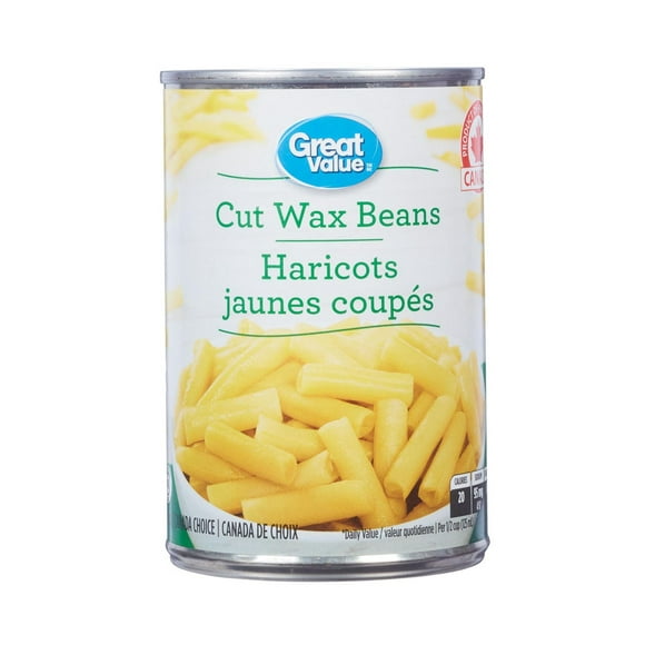 Great Value Cut Wax Beans, 398 mL