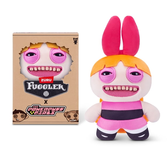 Fuggler Powerpuff Girls 9 inch (Blossom), Funny Ugly Monster Soft Stuffed Plush Toy by ZURU
